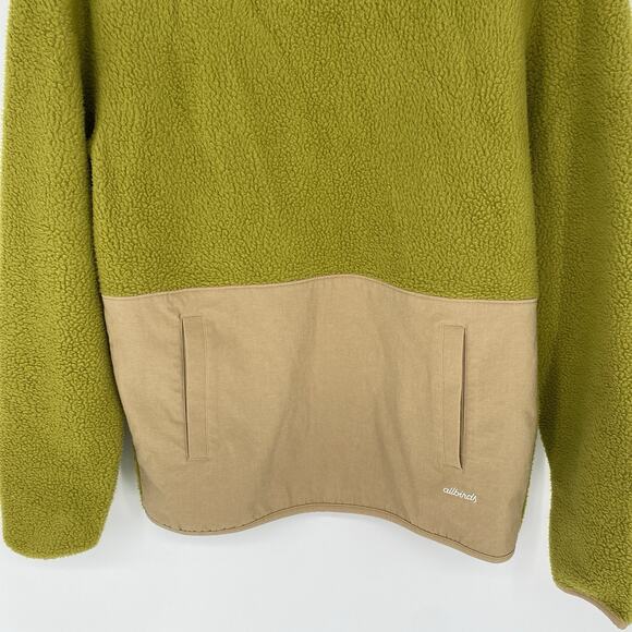 Allbirds Fluff Fleece 3 Snap Pullover Jacket Hazy Lime Green Women's Size XS - Picture 6 of 8